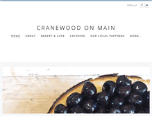 Tablet Screenshot of cranewoodonmain.com